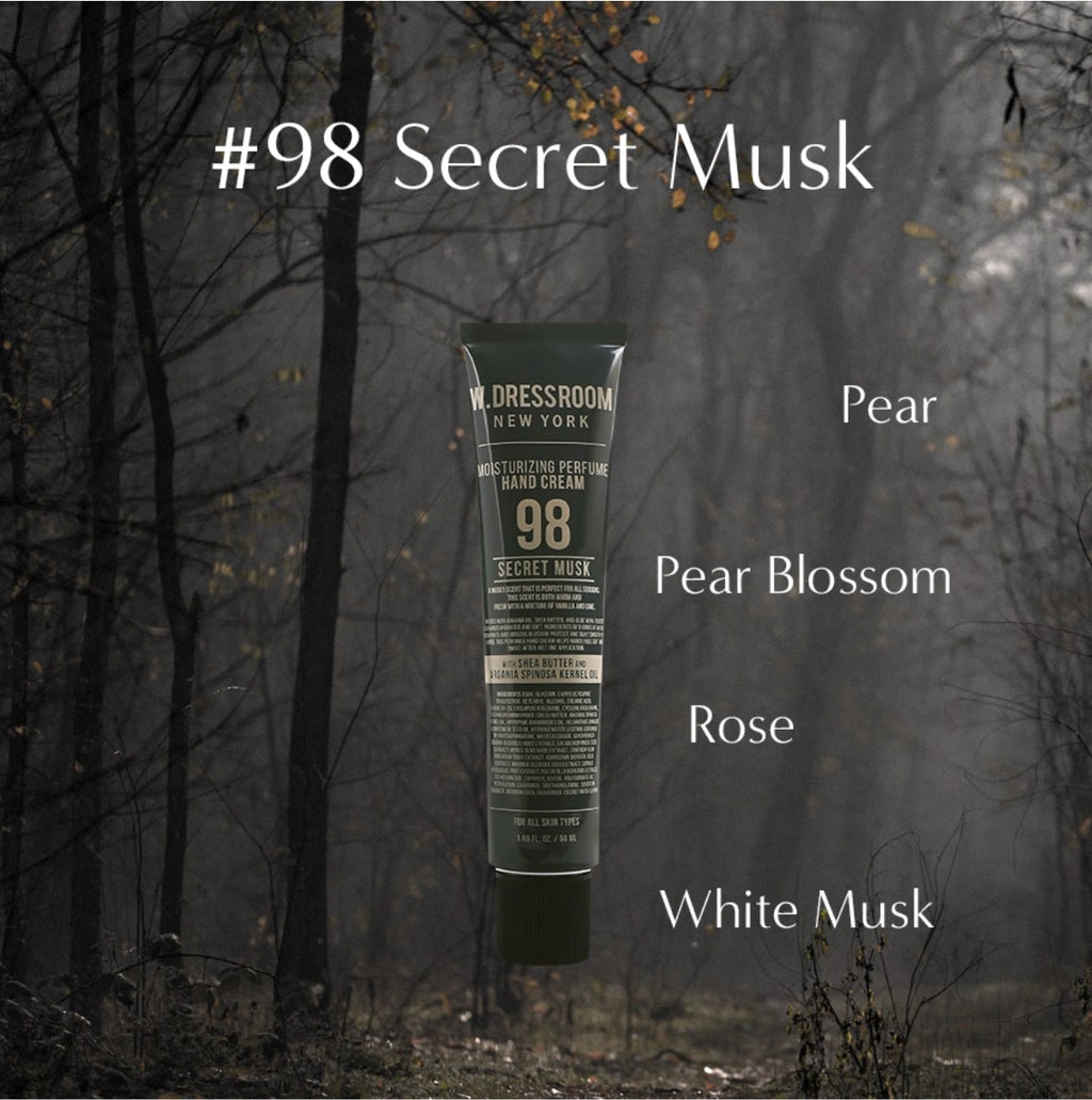 W.DRESSROOM 保濕香水護手霜 (No.98 秘境麝香) 50ml