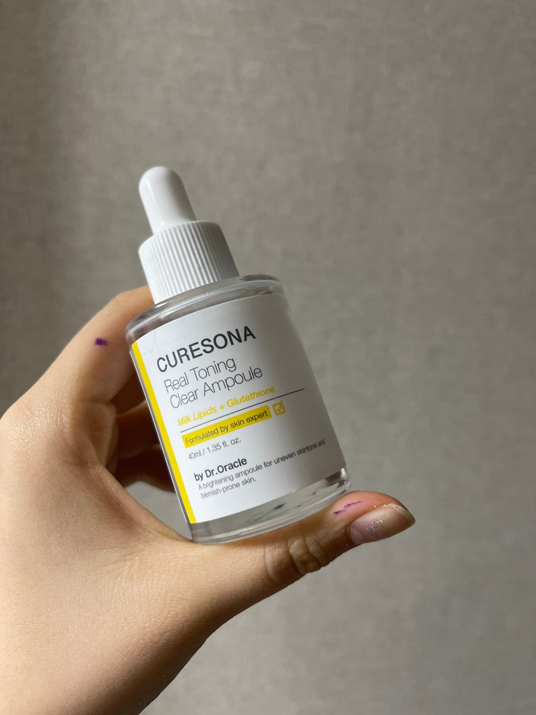CURESONA Milk Lipids & Glutathione Real Toning Clear Ampoule (Brightening) 40ml
