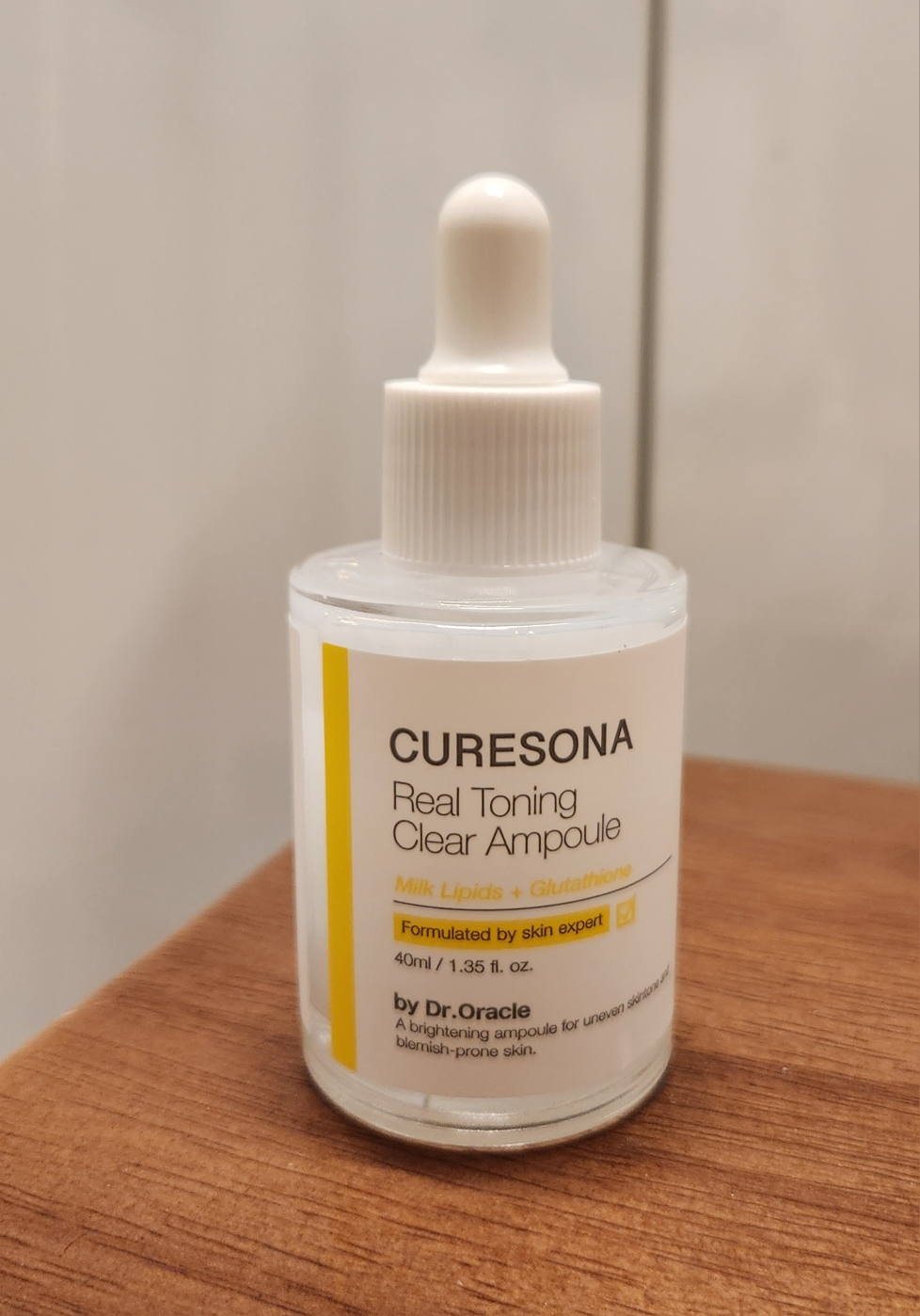 CURESONA Milk Lipids & Glutathione Real Toning Clear Ampoule (Brightening) 40ml