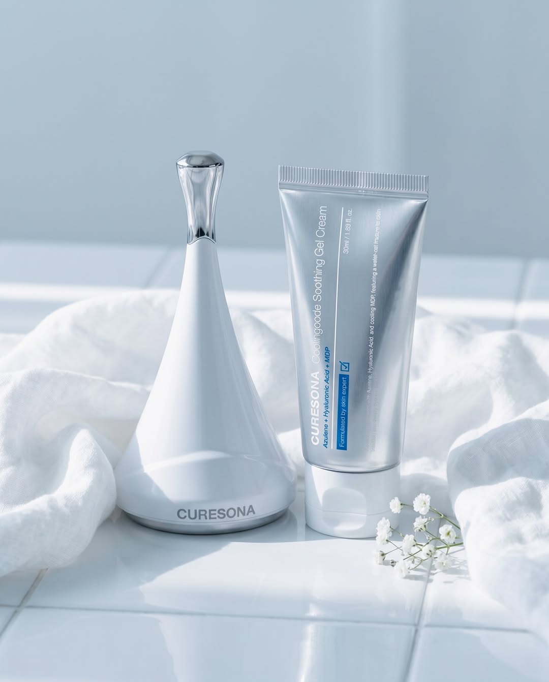 CURESONA Azulene + Hyaluronic Acid + MDP Coolingoode Soothing Cream 50ml