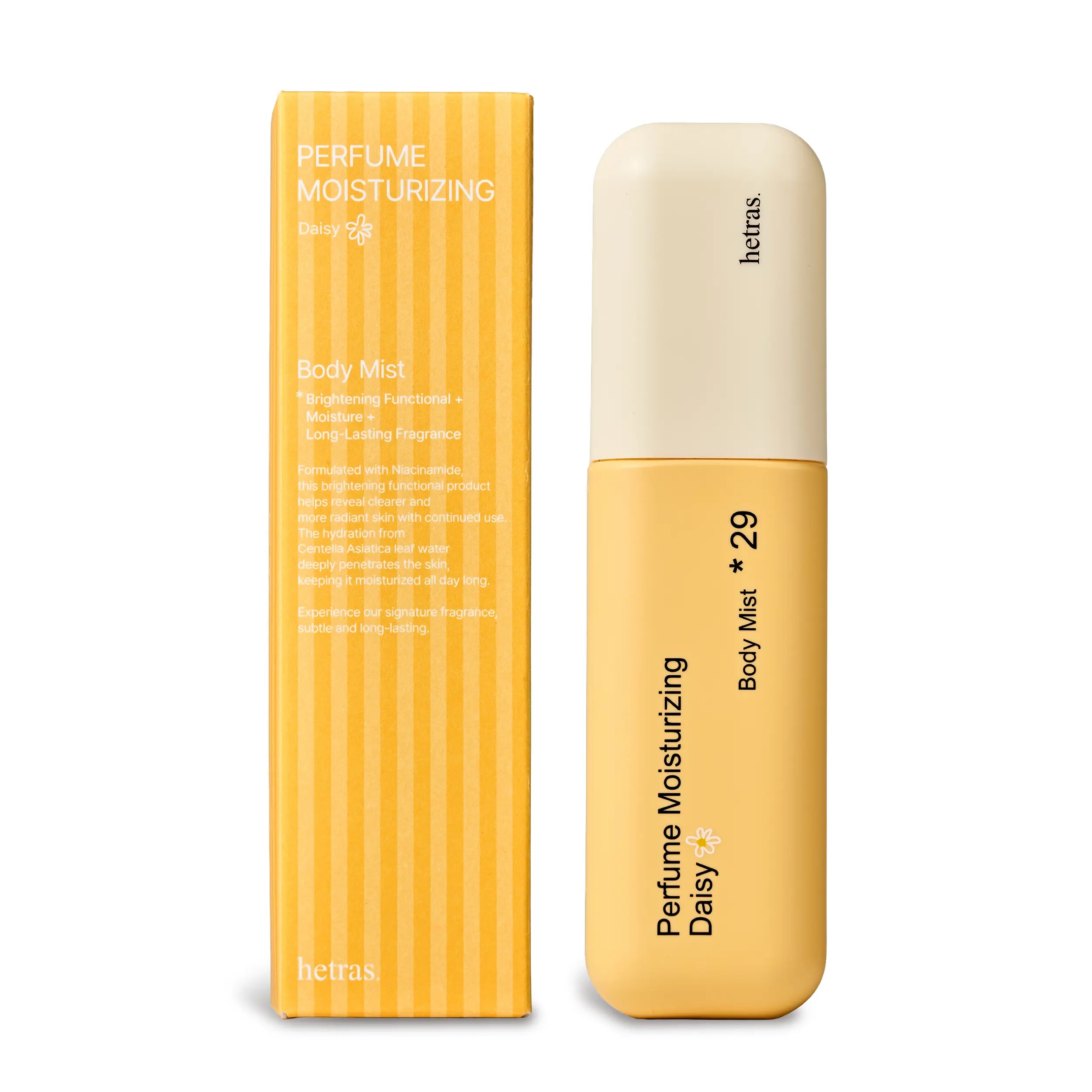 Hetras Daisy 29 Long-lasting Fragrance Coating Double Shot Perfume Body Mist (Sunflower) 120ml