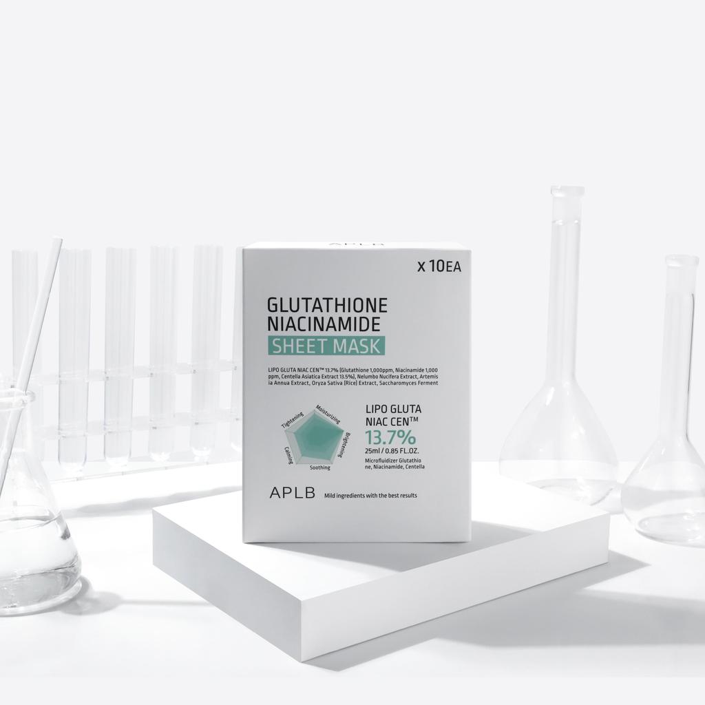 APLB Glutathione Niacinamide Sheet Mask 10ea