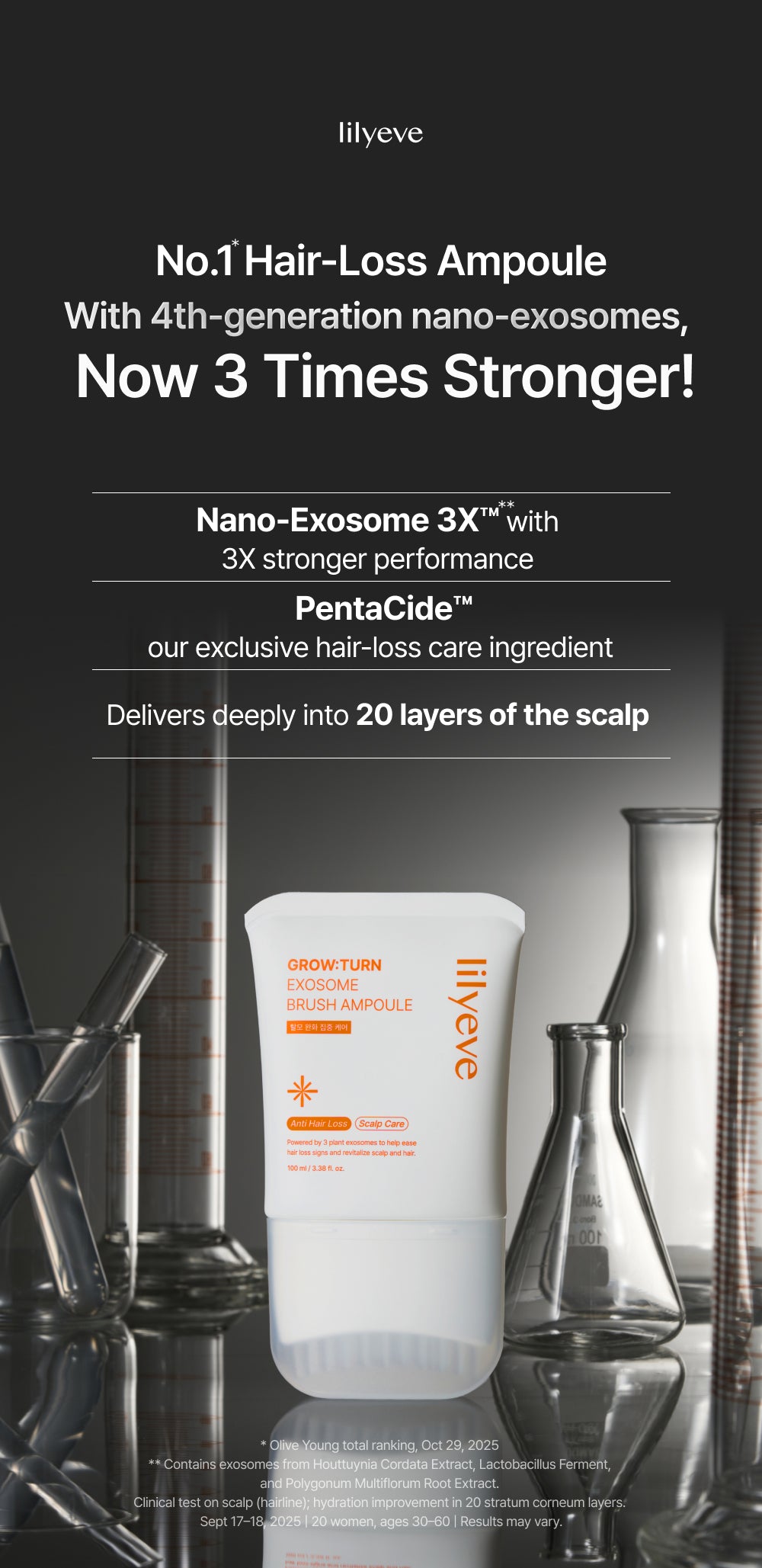 Lilyeve Grow Turn Exosome Brush Ampoule 100ml