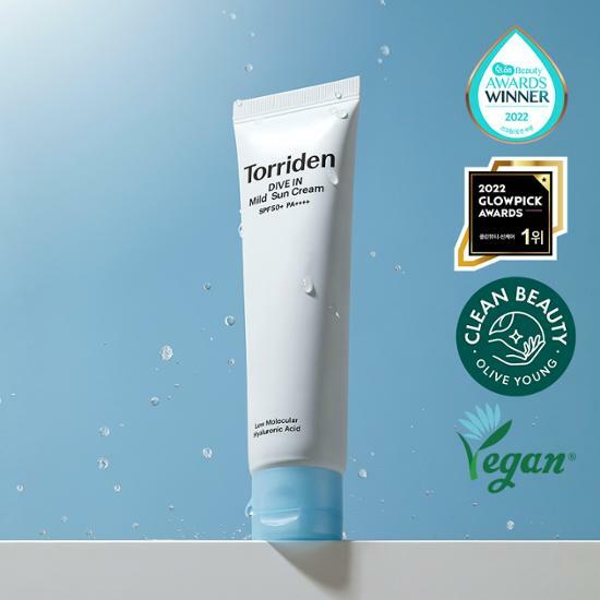 Torriden DIVE IN Mild Sun Cream SPF 50+ PA++++ 60ml