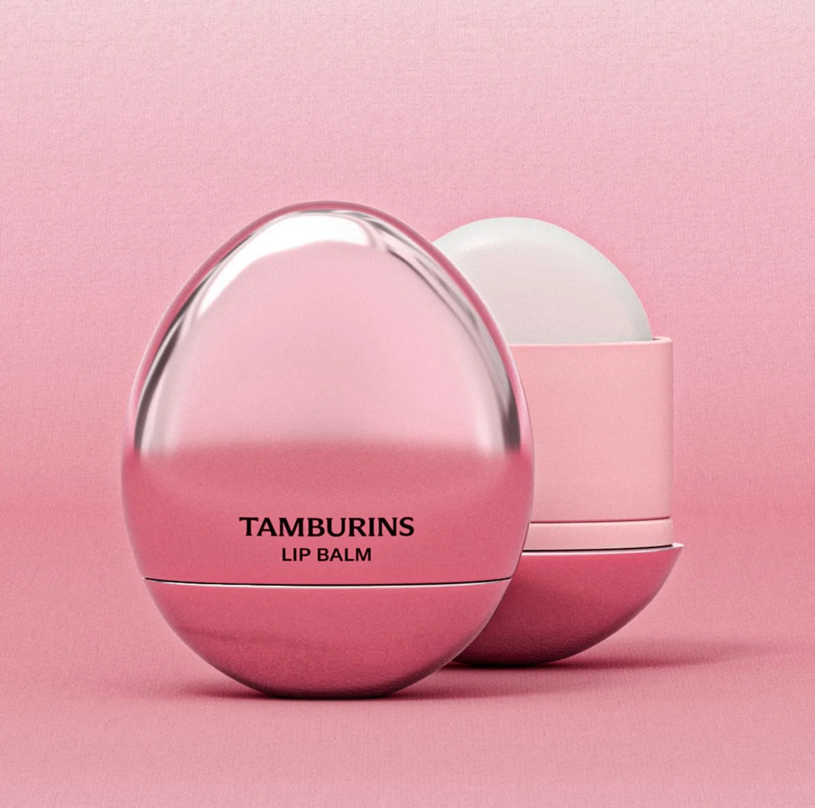 Tamburins Rose Woody Egg Lip Balm (Grapefruit & Elegant Rose & Musk) 5g