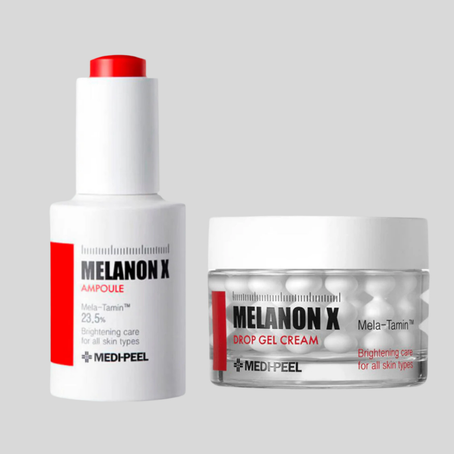 【Special Sale】Medipeel Melanon X Ampoule 50ml + Medipeel Melanon X Drop Gel Cream 50g