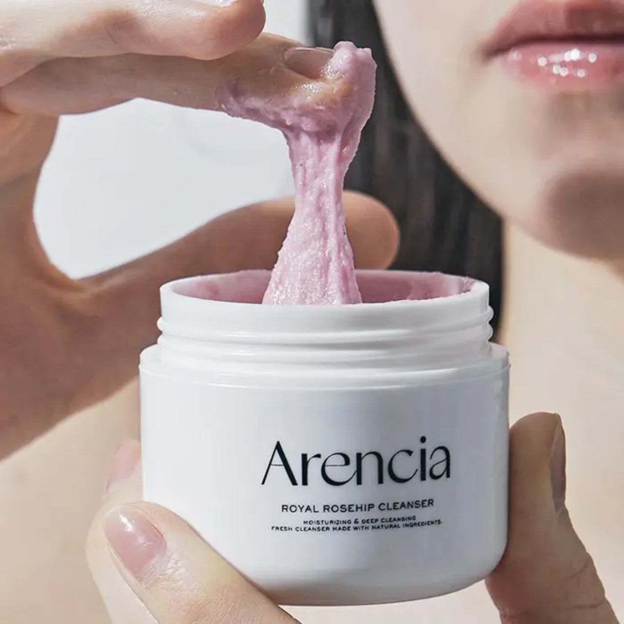 Arencia Fresh Rosehip Mochi Cleanser 120g