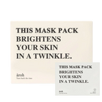 Aroh 韓國 白色大米提亮文字面膜 25ml x 10ea