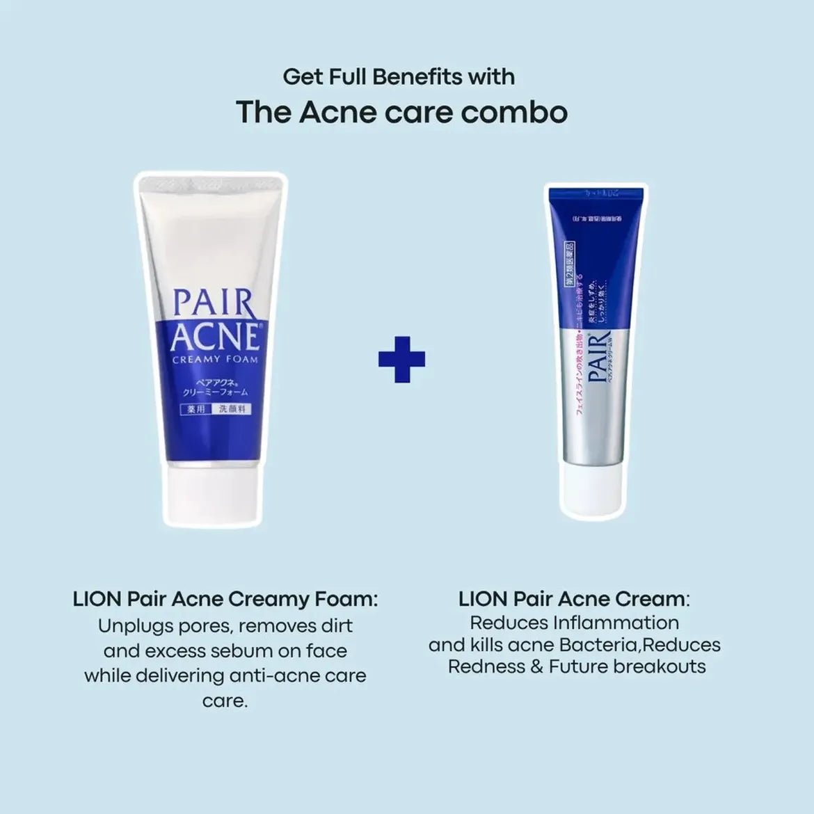 PAIR Acne Creamy Foam Facial Washing Foam 80g
