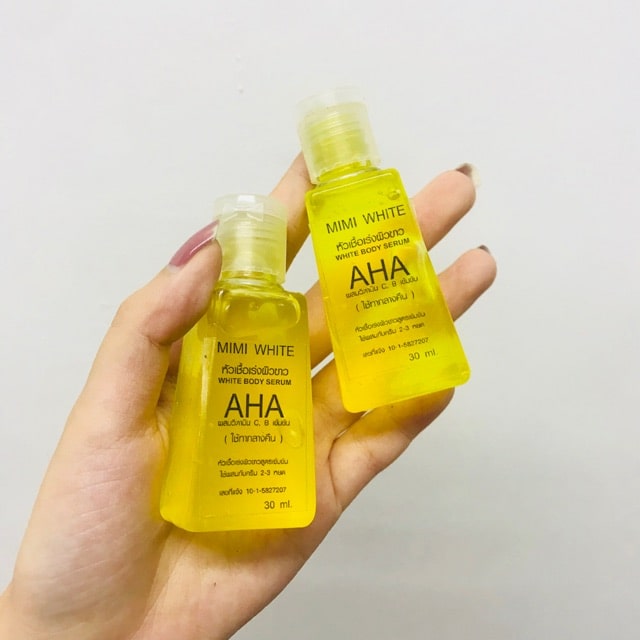 Mimi White Multi Alpha Hydroxy Acid AHA White Body Serum 30 ml