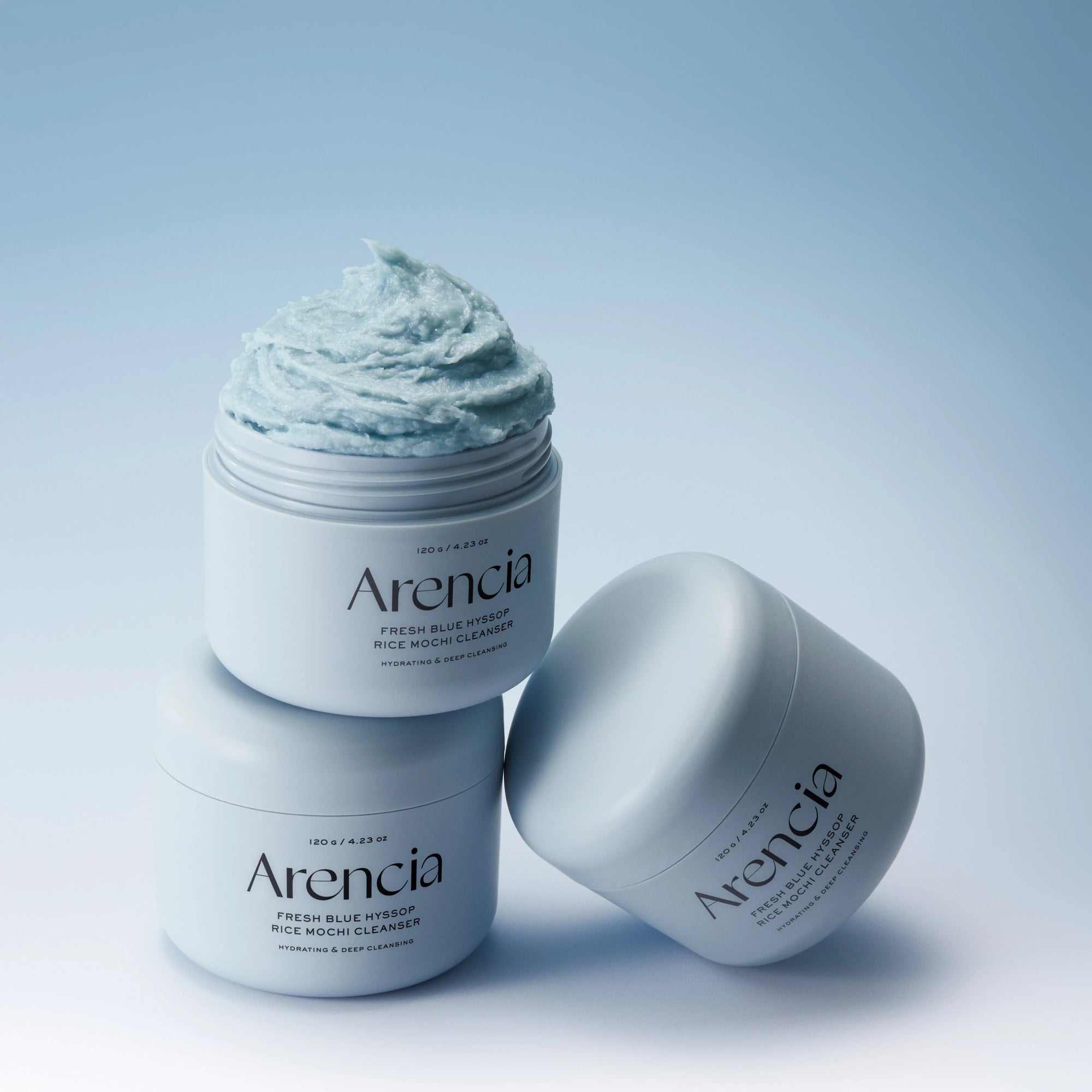 Arencia Blue Hyssop Rice Mochi Cleanser 120g
