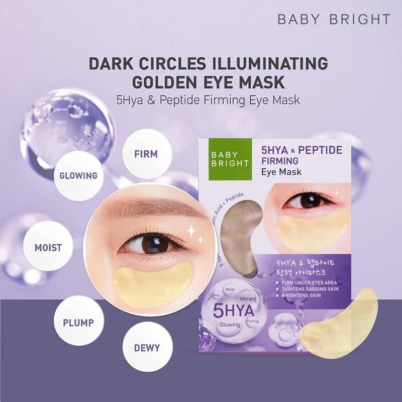 Baby Bright 5Hya & Peptide Firming Eye Mask 1 pair