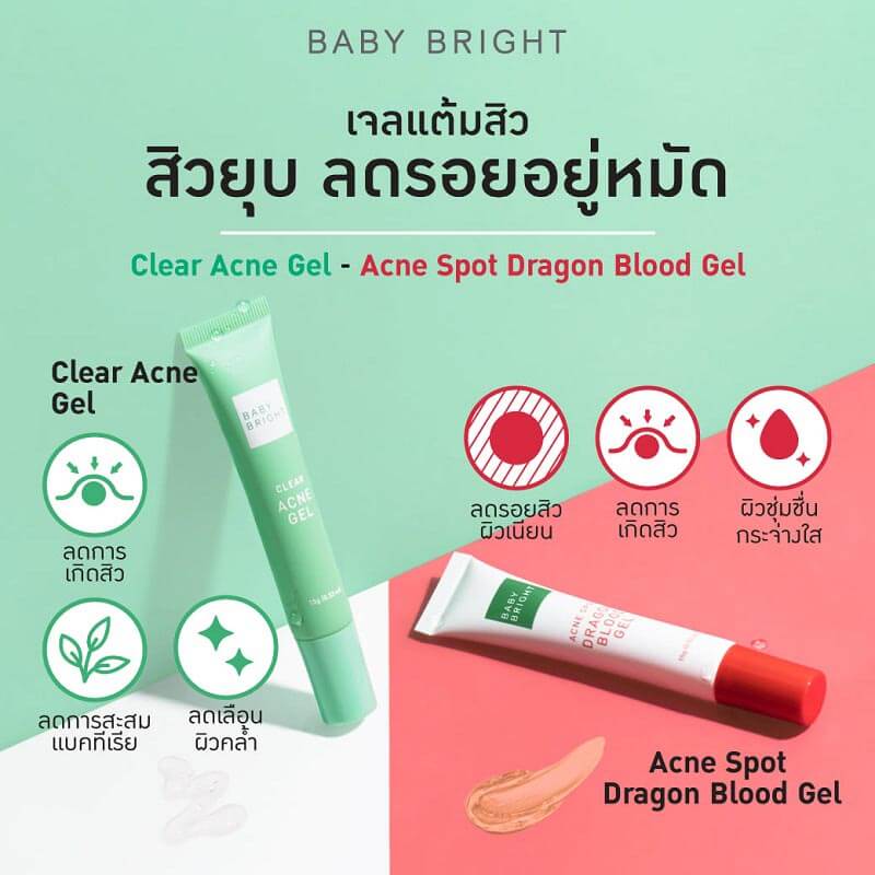 Baby Bright 2% Salicylic Acid Clear Acne Clearing Gel 15g