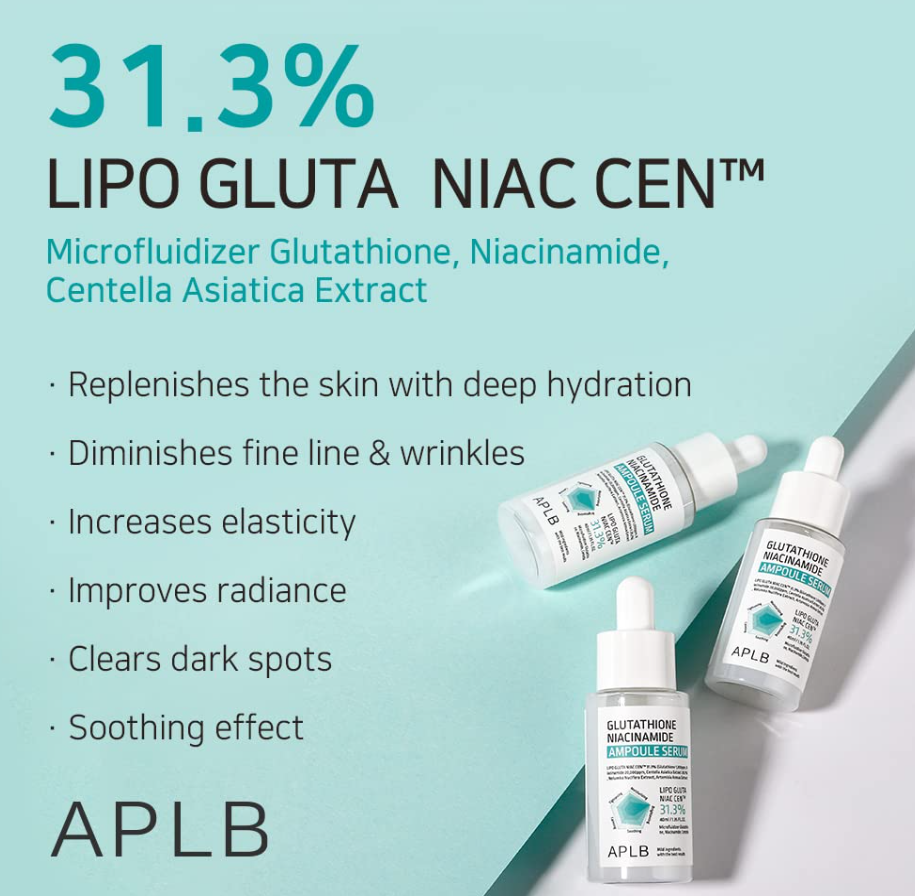 APLB Glutathione Niacinamide Ampoule Serum 40ml