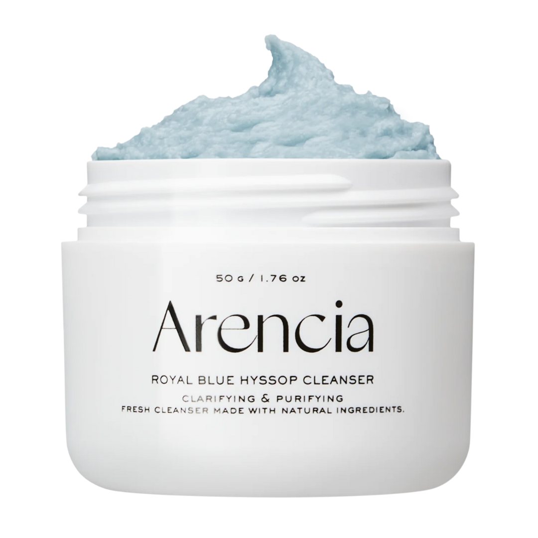 Arencia 韓國  藍色香蜂草米淨透年糕潔面乳 (清潔毛孔髒污) 120g