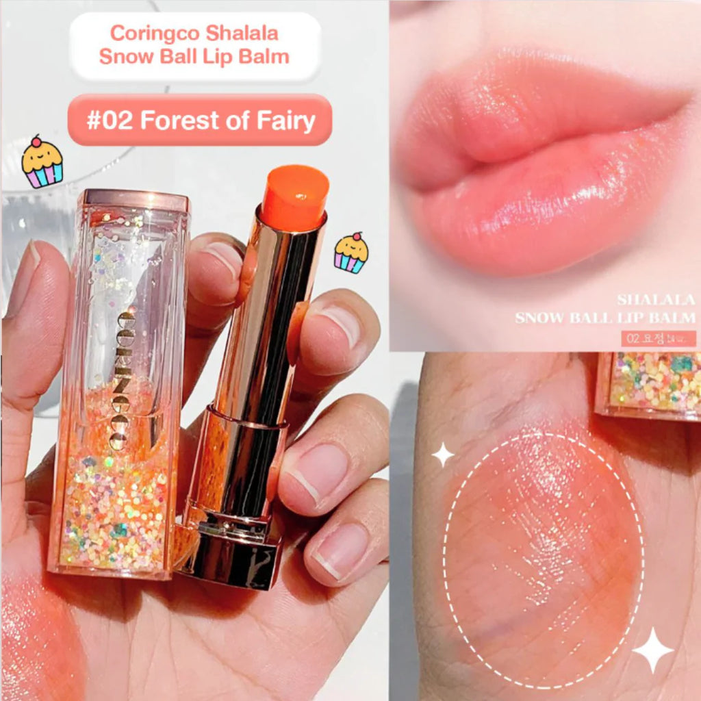 CORINGCO Shalala Snow Ball Lip Balm (6 Colors) 2.3g