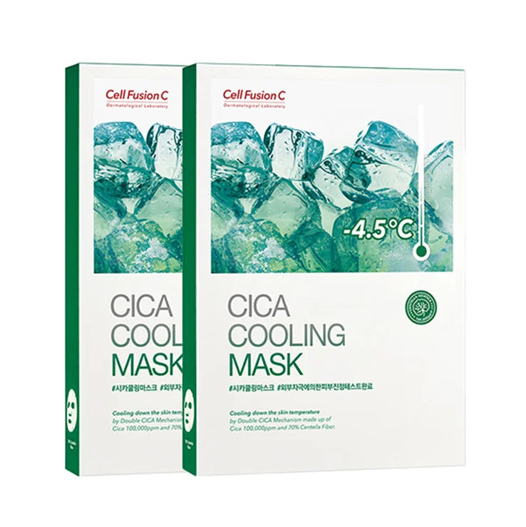 Cell Fusion C Cica Soothing Ice-Cool Moisturizing Mask 27ml x 5ea