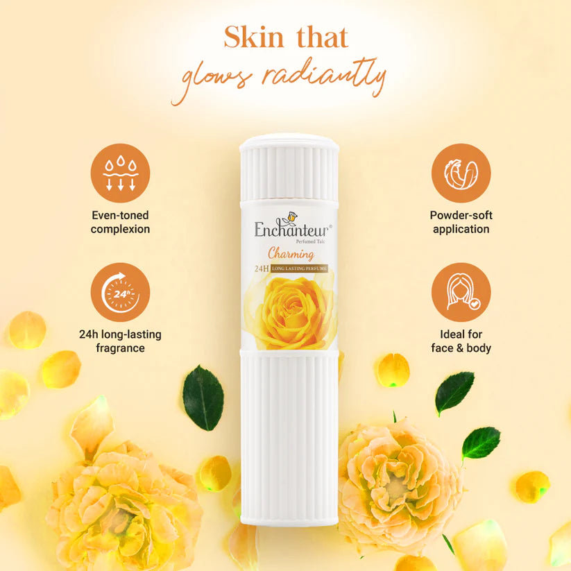 Enchanteur Fragrance Body Powder (Charming Floral Fragrance) 125g