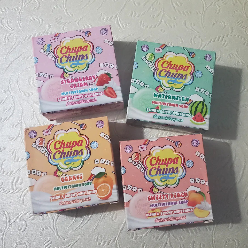 Chupa Chups Strawberry Cream Multivitamin Soap 80g