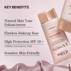 D'Alba UV Essence Waterfull Tone-up Sun Cream (PINK) SPF50+ PA++++ 50ml