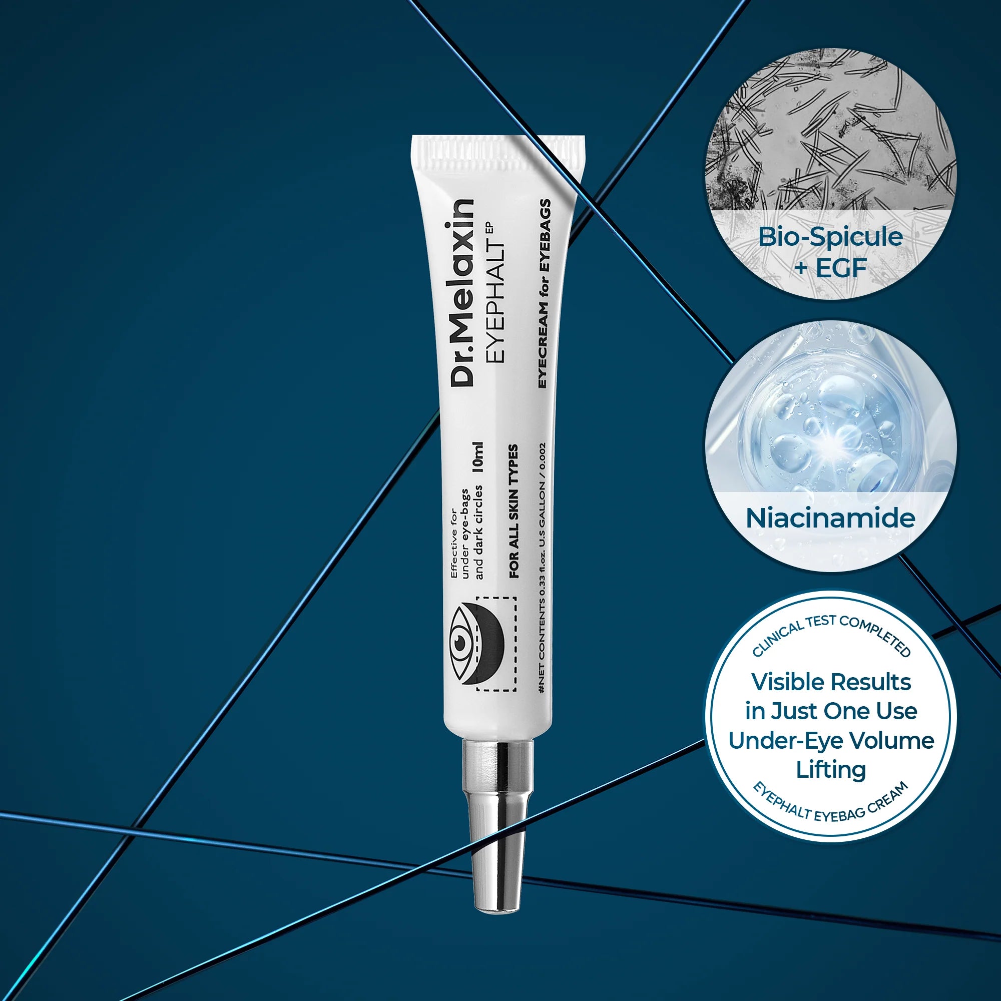 Dr.Melaxin Eyephalt Eye Cream for Eyebag Anti-Wrinkle Night Cream (Help to Reduce Under Eye Wrinkle) 10ml