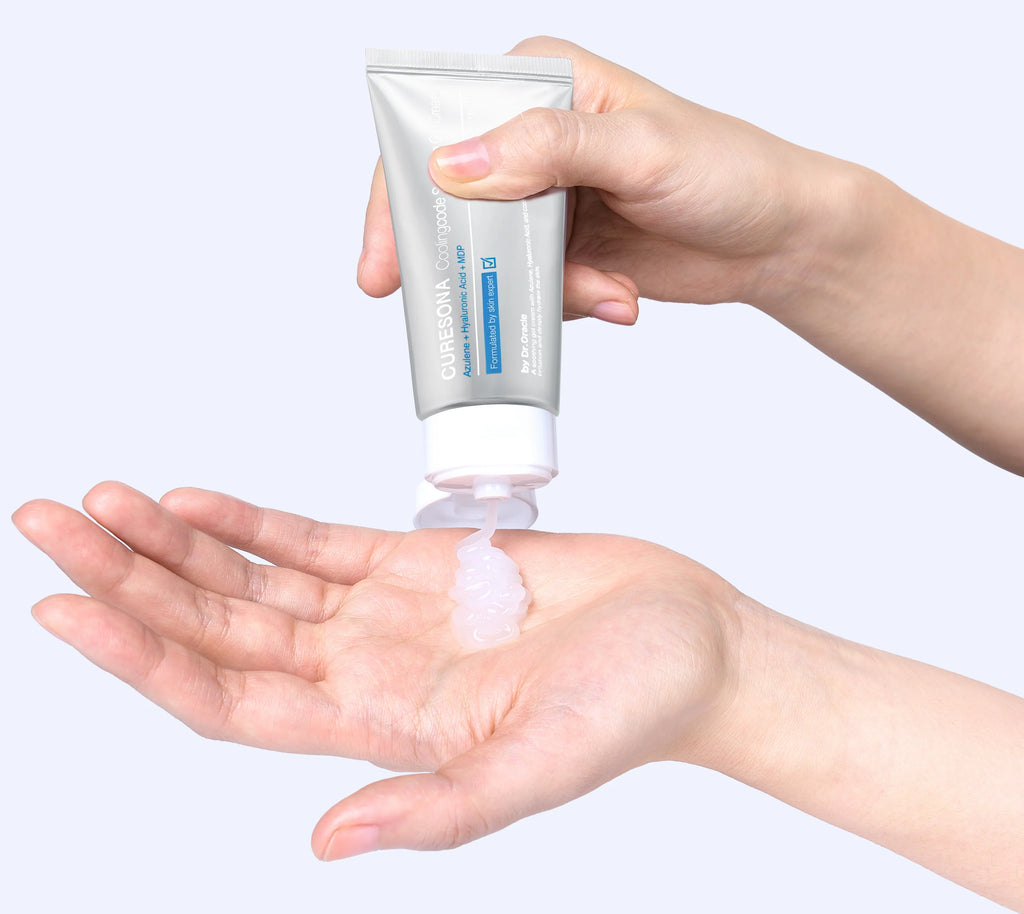 CURESONA Azulene + Hyaluronic Acid + MDP Coolingoode Soothing Cream 50ml