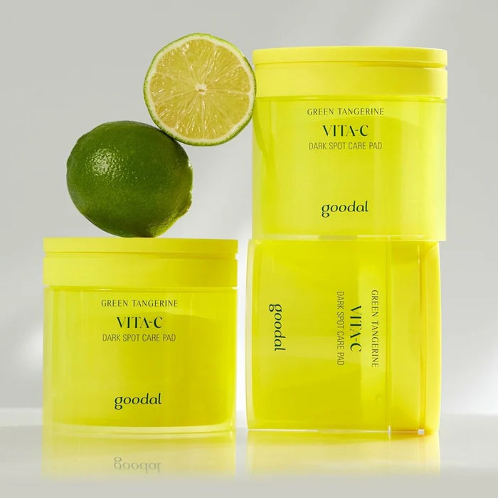 Goodal 韓國 青橘維他命C 淡斑護理棉片套組 (包含 70 片正裝 + 70 片補充裝)
