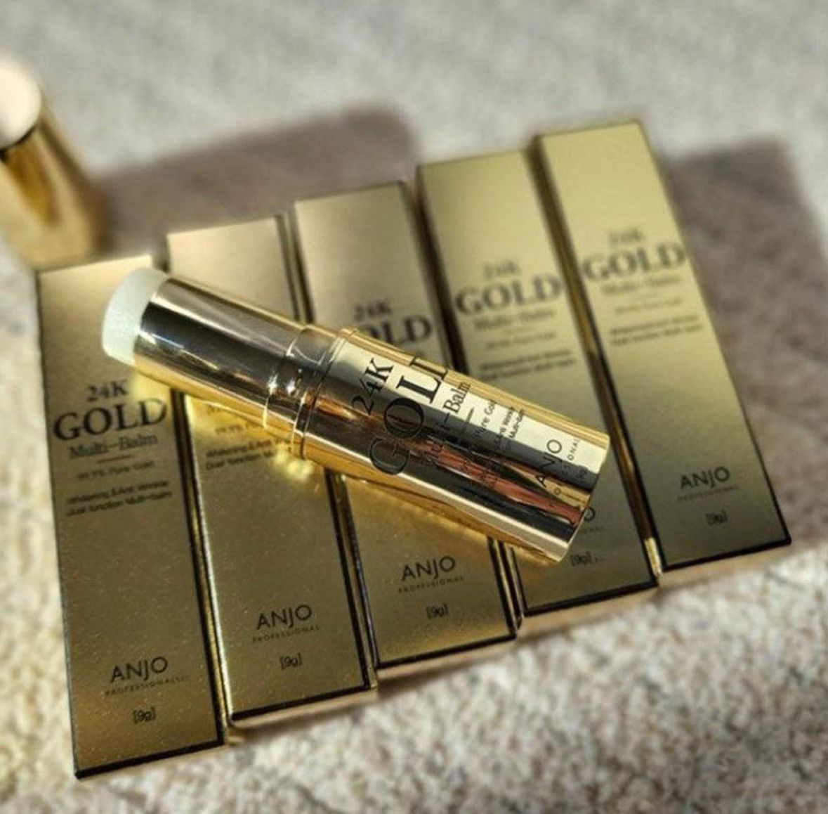 ANJO Professional 韓國 24K黃金撫紋極潤美肌膏 9g