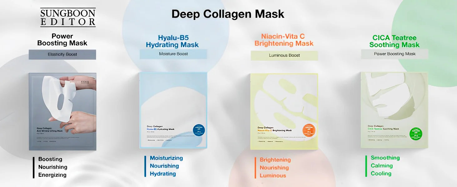 Sungboon Deep Collagen Niacin-Vita C Brightening Mask 4ea