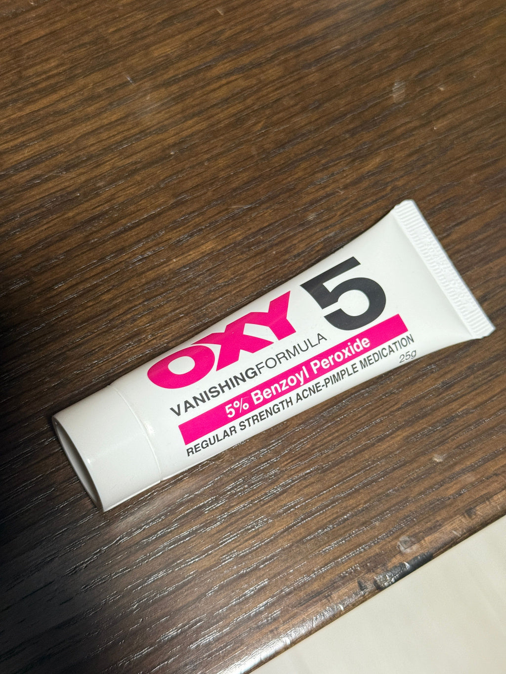 OXY 5 Benzoyl Peroxide Fast Cure Acne Gel 25g
