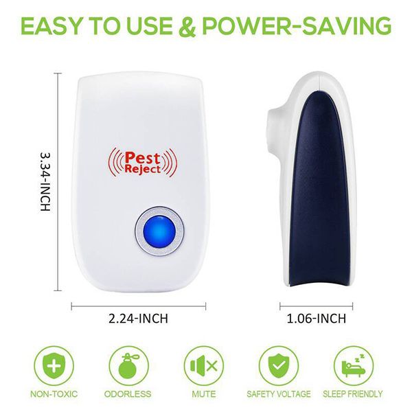 JTSK JAPAN 迷你超聲波家用電子驅蚊器 (適用於蚊&蟲&蟎) 1個