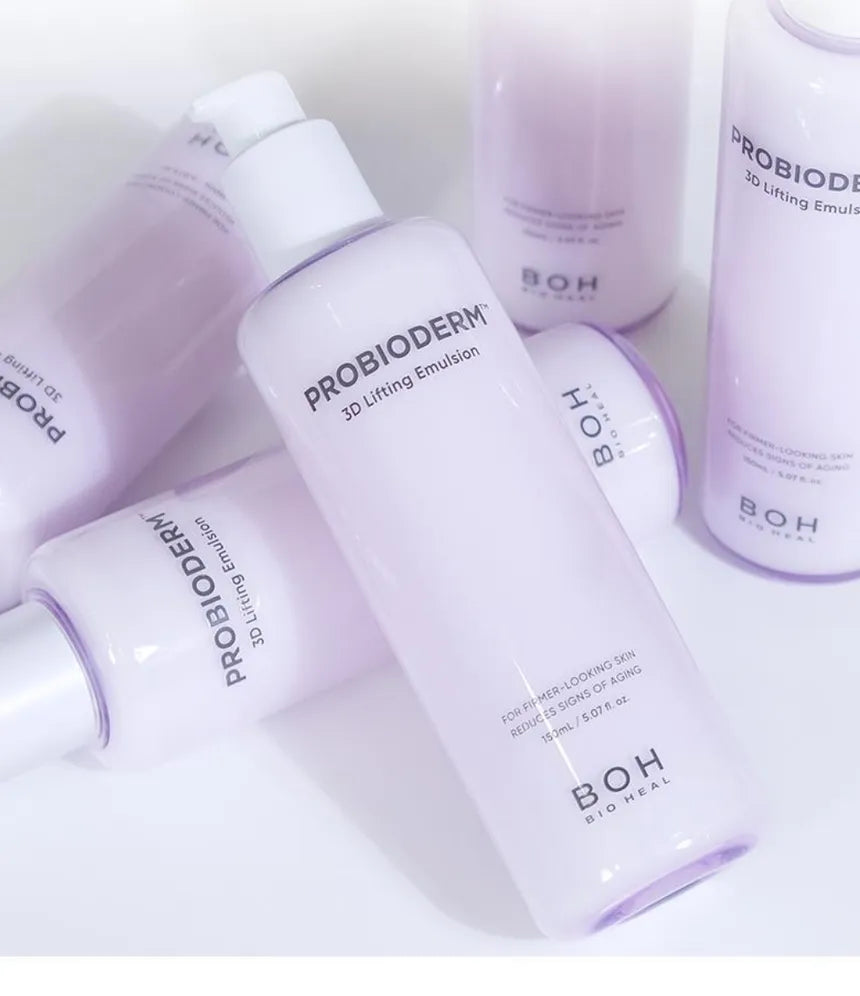 Bioheal BOH 韓國 Probioderm 3D 立體塑顏彈力護膚兩件套裝 (精華水 150ml + 乳液 150ml)