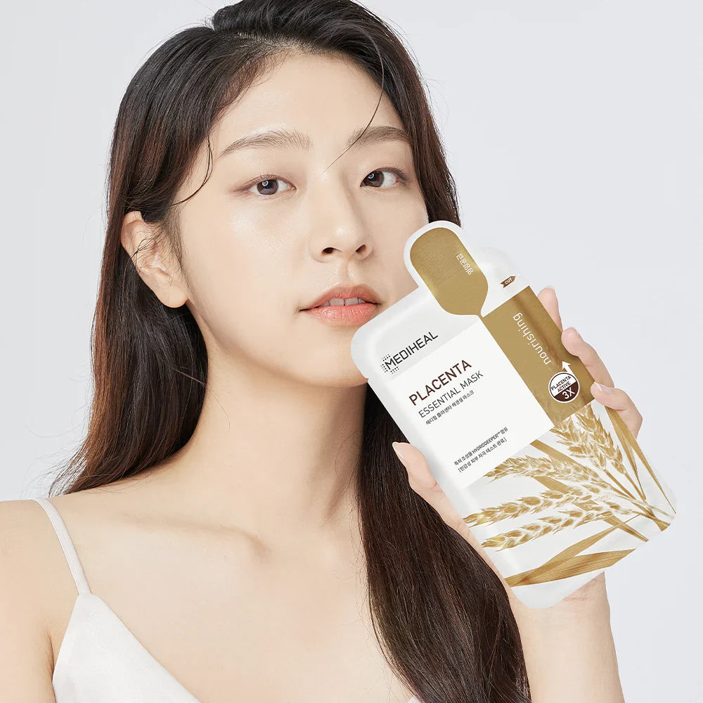 Mediheal Placenta Essential Vegan Mask 10ea
