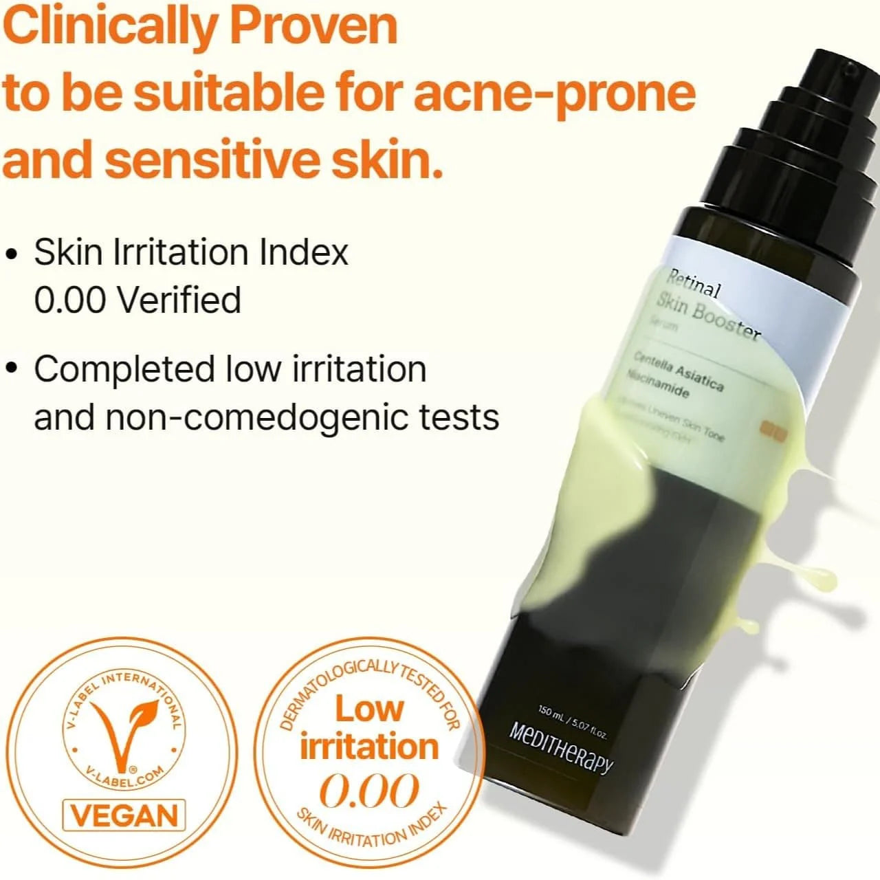 MEDITHERAPY Retinal Centella Asiatica Skin Booster Wrinkles Serum 150ml