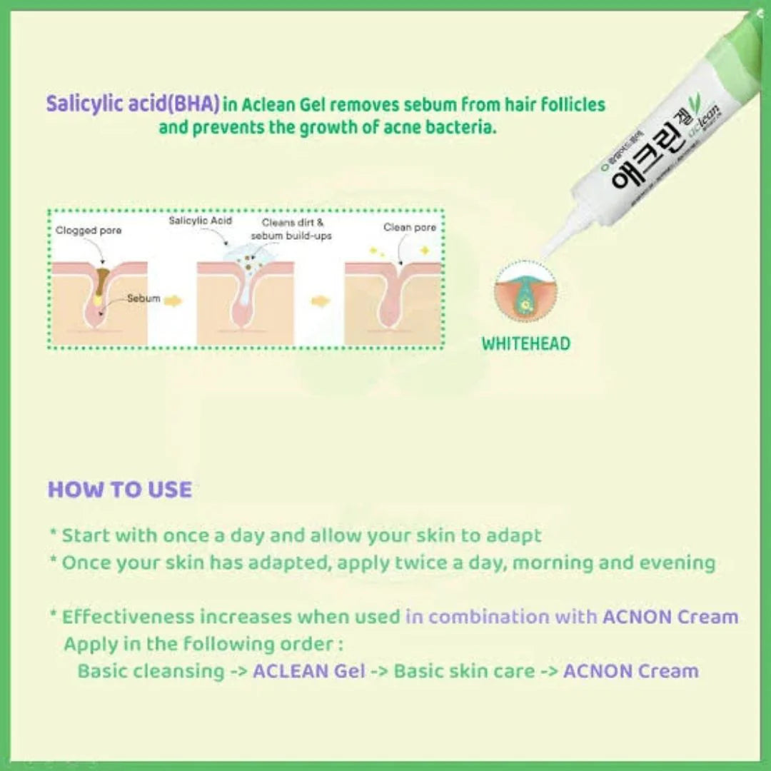 Dong-A Pharm 2% Salicylic Acid Aclean Gel 20g