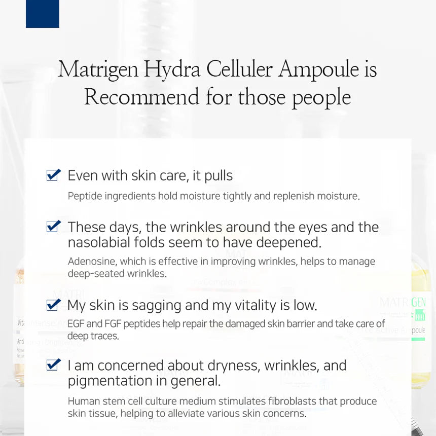 Matrigen 韓國 超強保濕 玻尿酸活細胞精華液 50ml