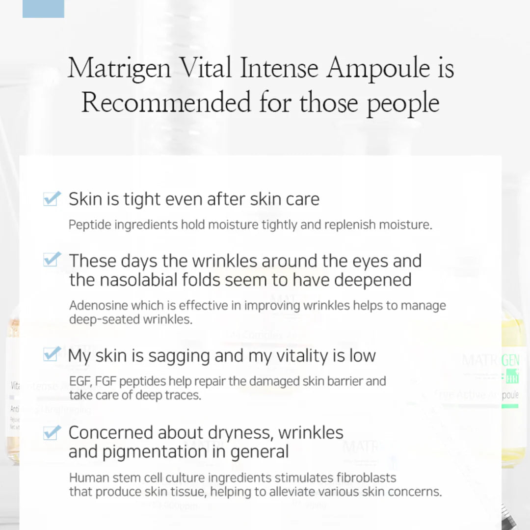 Matrigen Vital Intense  Anti-Aging Ampoule 50ml