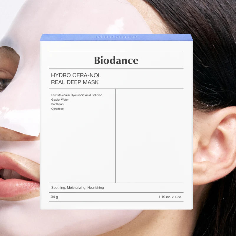 BIODANCE Hydro Cera-nol Real Deep Hydrogel Mask 34g x 4ea
