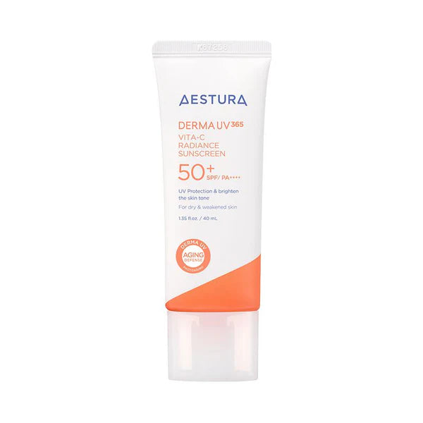 AESTURA Derma UV365 Vita-C Radiance Sunscreen SPF50+ PA++++ 40ml
