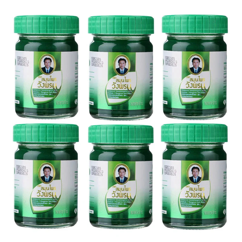 WANG PROM Thai Herbal Massage Green Balm (Anti-Itch For Insect Bites) 50g