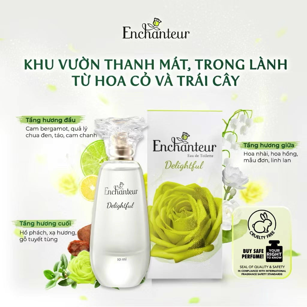 Enchanteur Delightful Perfume EDT (Sweet Floral) 50ml