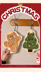 Christmas Quick-Dry Christmas Hand Towel 1ea