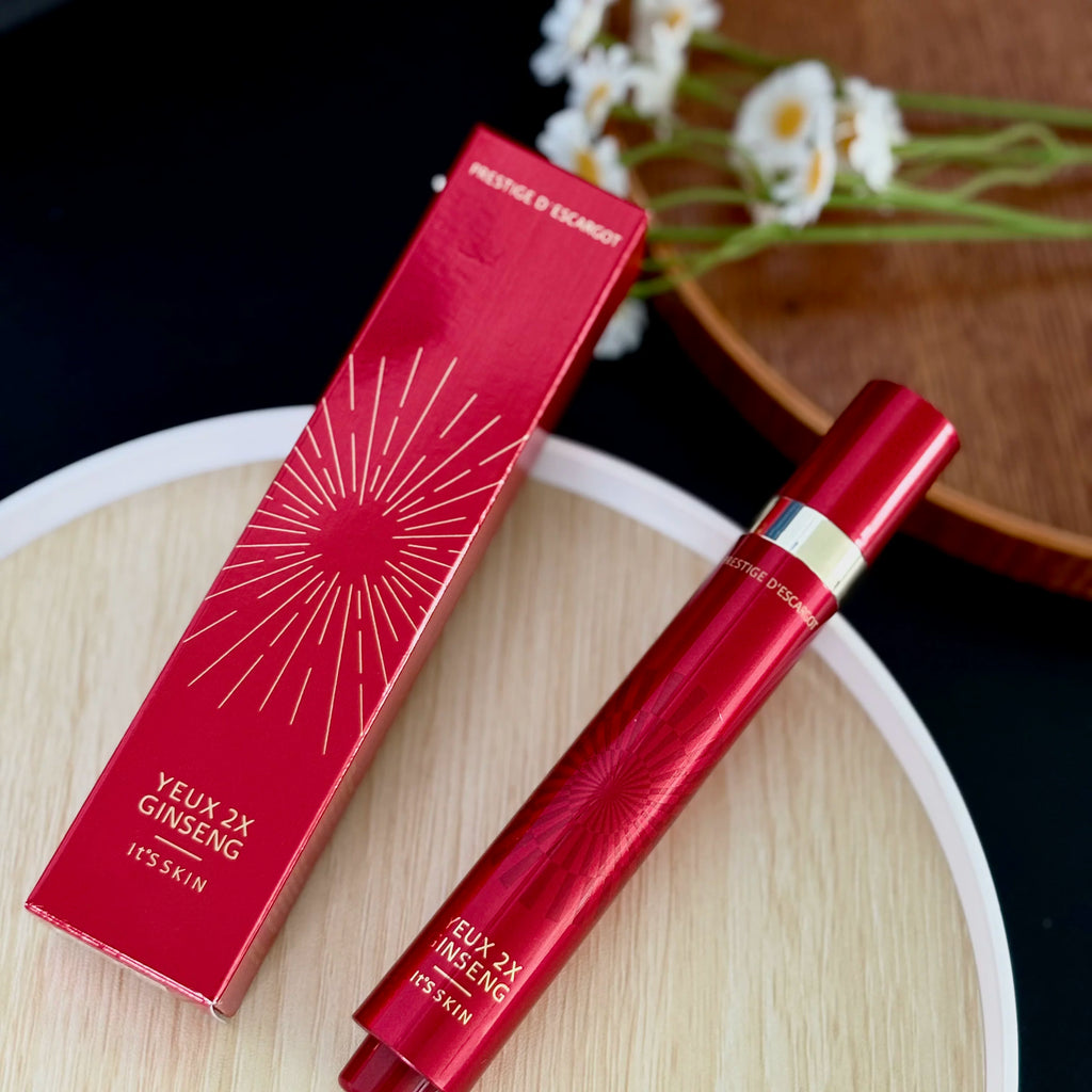 It's Skin Prestige Yeux 2X Ginseng 360° Cooling Roll-On Massager Eye Cream 15ml