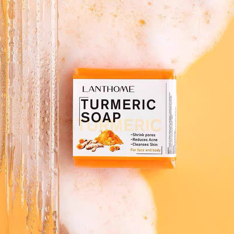 LANTHOME TURMERIC Remove Pimples Dark Spots SOAP 100g