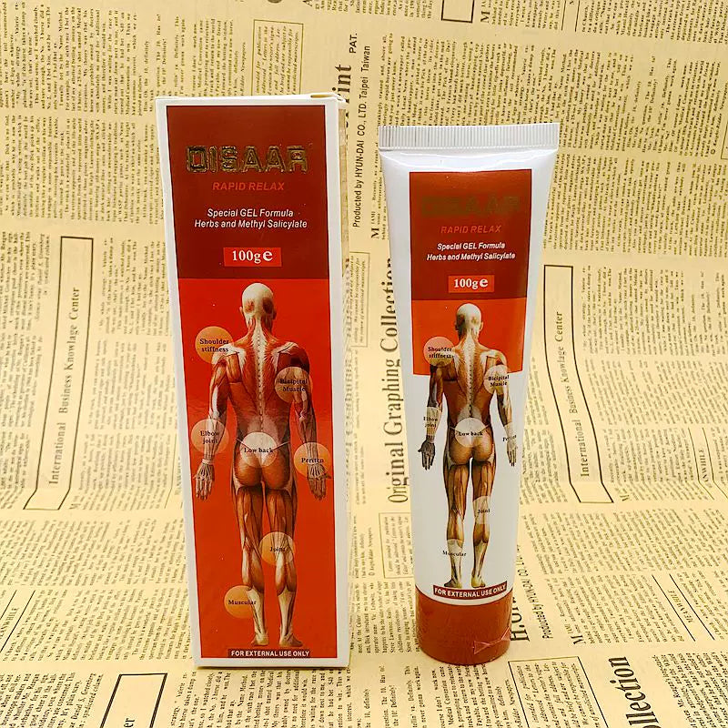 DISAAR Rapid Relax Anti Muscle Pain Plus (Soothing Gel for Muscle Relief) 100g