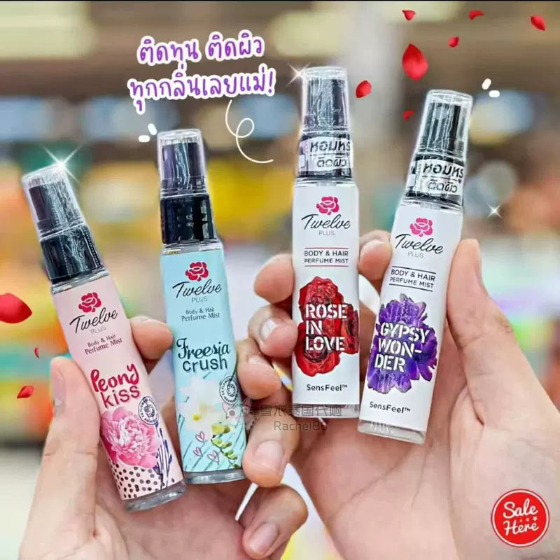 Twelve Plus Peony Kiss Mist Body Hair Perfume 25ml