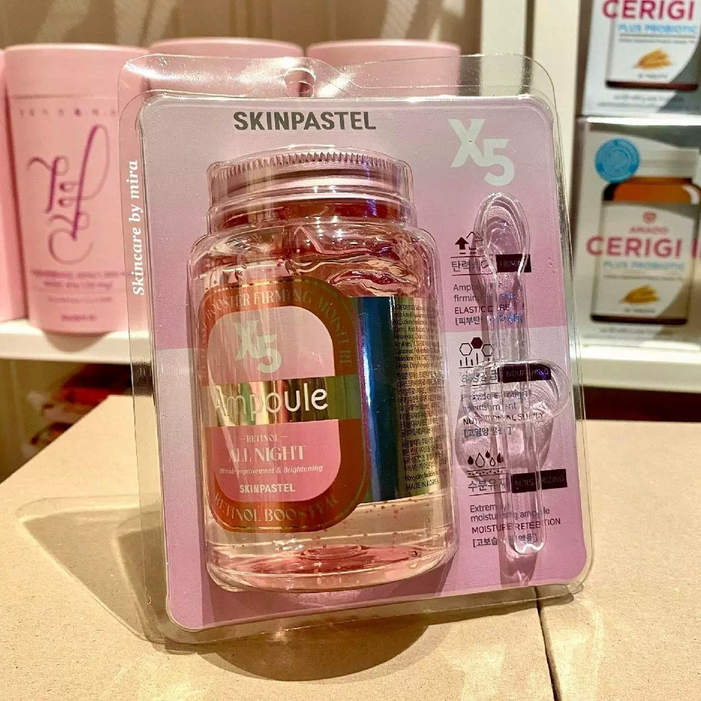SKINPASTEL X5 All Night Retinol Booster Ampoule (Moisture & Firming) 250ml