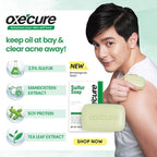 Oxe'Cure Reduce Acne Treatment Sulfur Soap (Face Back & Chest Skin) 100g