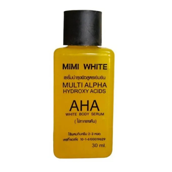 Mimi White Multi Alpha Hydroxy Acid AHA White Body Serum 30 ml