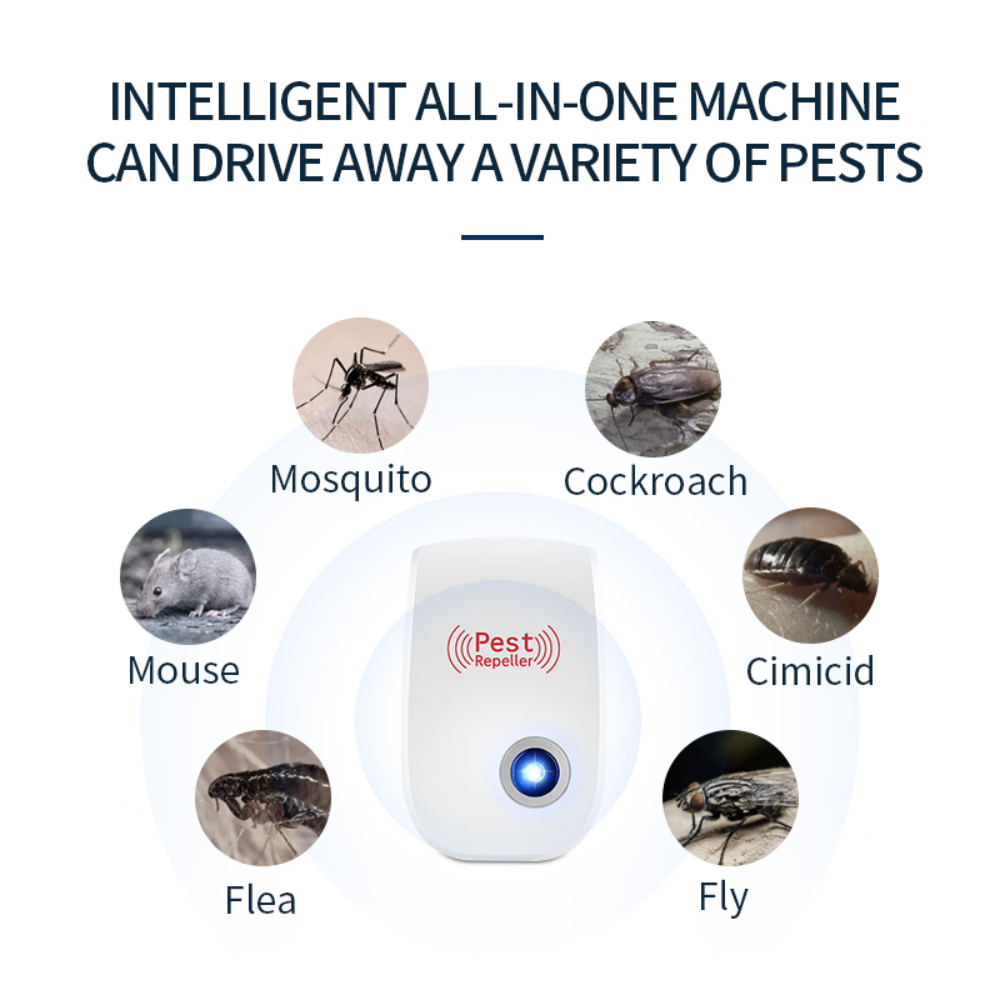JTSK JAPAN 迷你超聲波家用電子驅蚊器 (適用於蚊&蟲&蟎) 1個